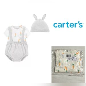 CARTER’S - 12M - NWT - INFANT 3PC EASTER BUNNY OUTFIT